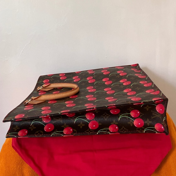 LV SAC PLAT MONOGRAM CERISE TAKASHI MURAKAMI - Picture 5 of 14